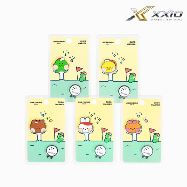 [던롭정품] 젝시오 라인프렌즈 미니니 볼마커&클립 2023년