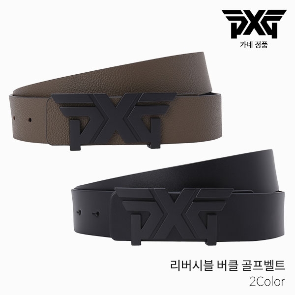 [카네정품] PXG REVERSIBLE BUCKLE BELT 리버시블 버클 골프벨트 필드용품