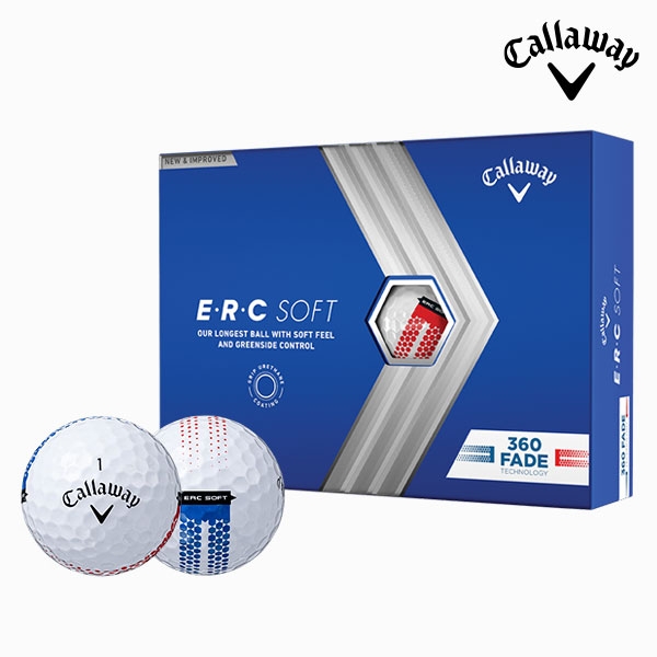 캘러웨이 크롬소프트 ERC 소프트 360 FADE 페이드 3PC 골프볼 골프공