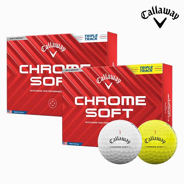 캘러웨이 크롬소프트 CHROME SOFT 트리플트랙 3PC 골프볼 골프공 2024년