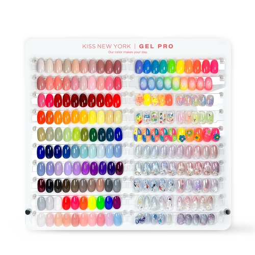 [빅람회]키스 뉴욕 젤 프로 핑거형 컬러차트 (A타입)