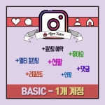 인스타그램 복합관리 마케팅 솔루션 BASIC[30일]