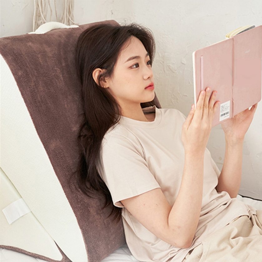 웨지 필로우 브라운