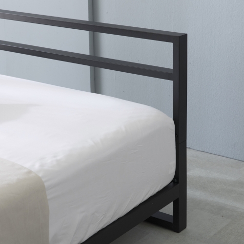 트리샤 헤드보드 침대 프레임 (블랙)