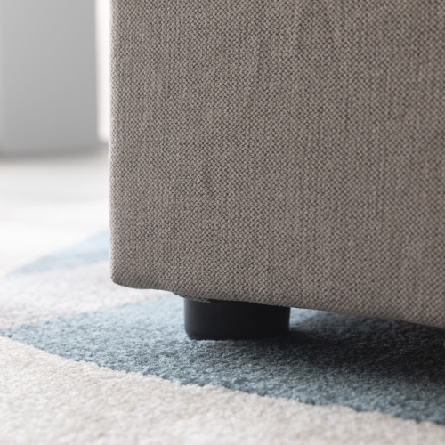 매든 저상형 침대 프레임 (라이트그레이)