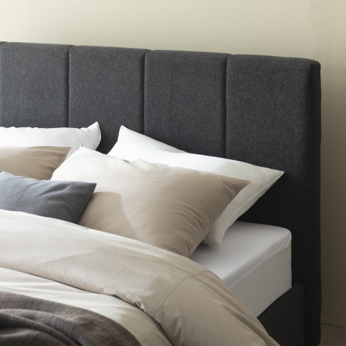 매든 저상형 침대 프레임 (다크그레이)