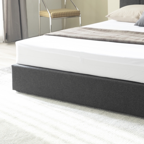 매든 저상형 침대 프레임 (다크그레이)