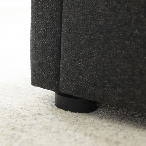 매든 저상형 침대 프레임 (다크그레이)