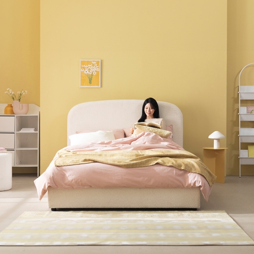 퍼프 저상형 침대 프레임