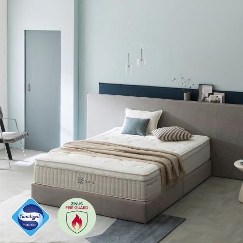 매든 저상형 프레임 침대세트 (+클라우드 럭스S 스프링 매트리스)