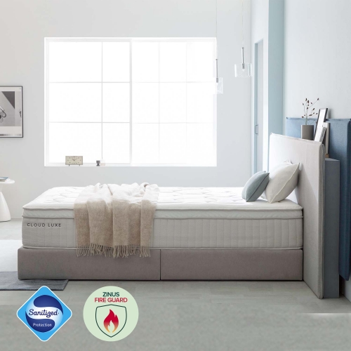 매든 저상형 프레임 침대세트 (+클라우드 럭스S 스프링 매트리스)