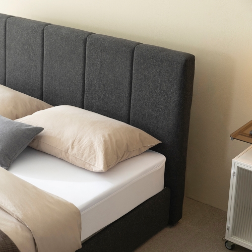 매든 저상형 프레임 침대세트 (+얼티마 에어 하이브리드 스프링 매트리스)