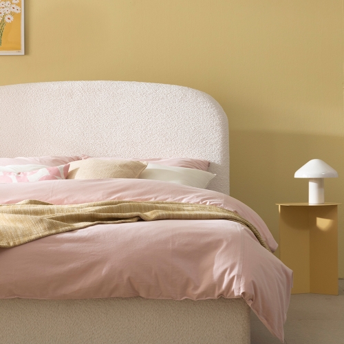 퍼프 저상형 침대 프레임 침대세트 (+그린티 럭스S 메모리폼 매트리스)