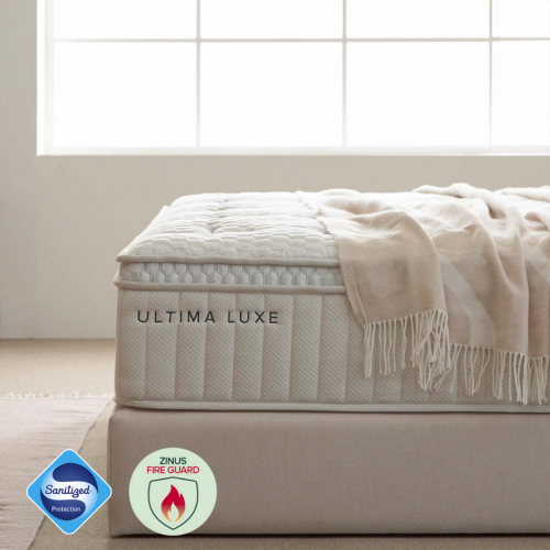 퍼프 저상형 침대 프레임 침대세트 (+얼티마 럭스S 스프링 매트리스)