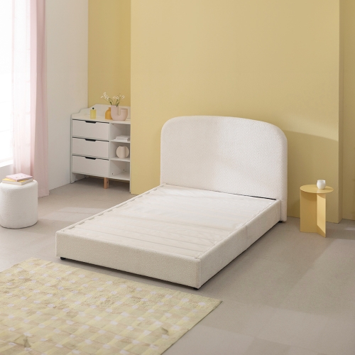 퍼프 저상형 침대 프레임 침대세트 (+얼티마 에어 하이브리드 스프링 매트리스)