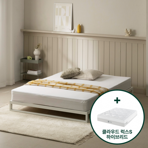 트리샤 침대 프레임 침대세트 (+클라우드 럭스S 하이브리드 매트리스)