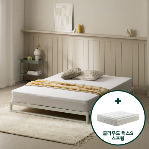 트리샤 침대 프레임 침대세트 (+클라우드 럭스S 스프링 매트리스)