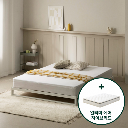 트리샤 침대 프레임 침대세트 (+얼티마 에어 하이브리드 스프링 매트리스)