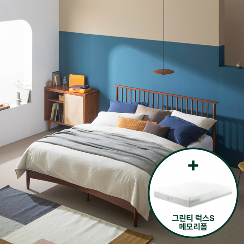 린다 침대 프레임 침대세트 (+그린티 럭스S 메모리폼 매트리스)