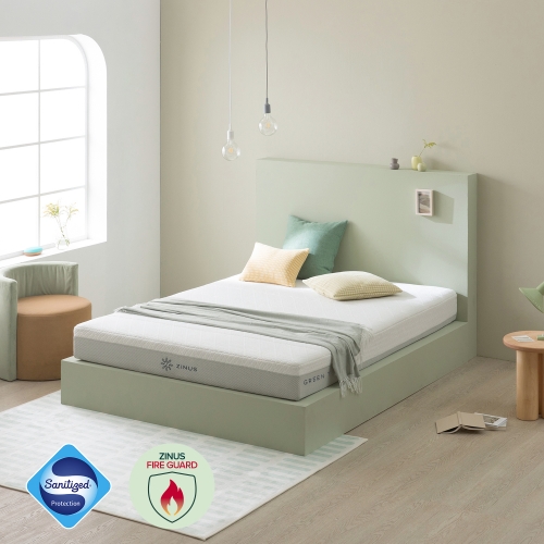 린다 침대 프레임 침대세트 (+그린티 럭스S 하이브리드 매트리스)