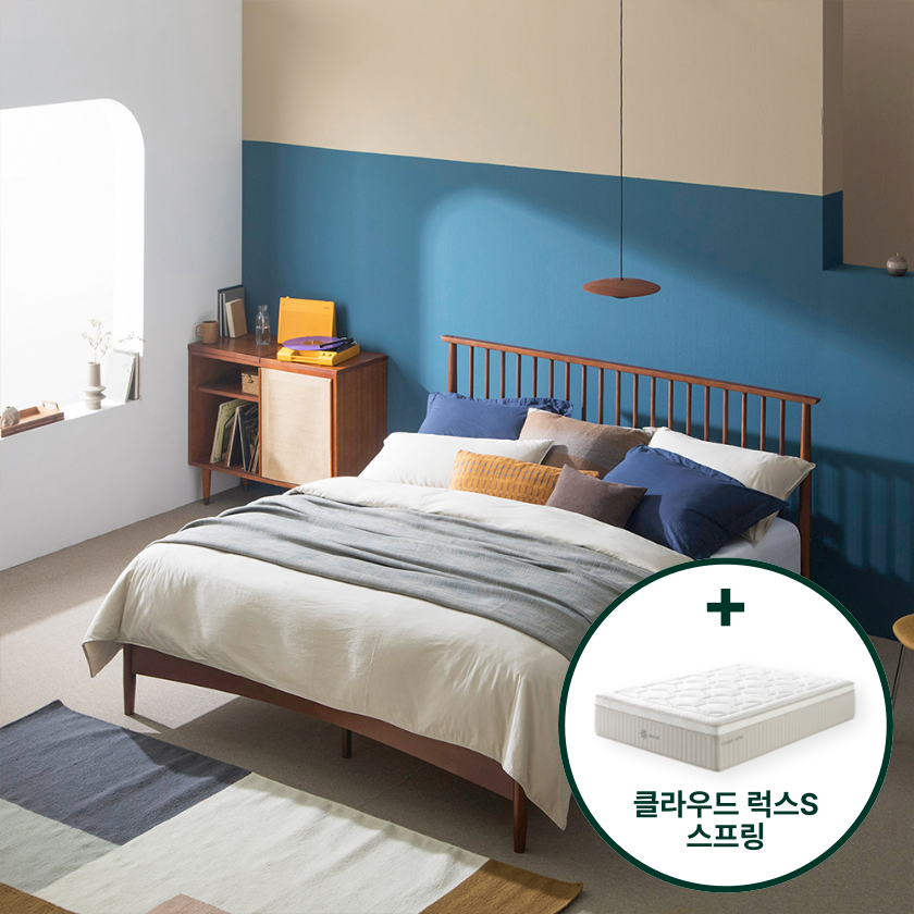 린다 침대 프레임 침대세트 (+클라우드 럭스S 스프링 매트리스)