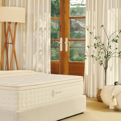 [설치배송전용] 매든 저상형 침대 세트 (+키스톤 스프링 매트리스 25cm)