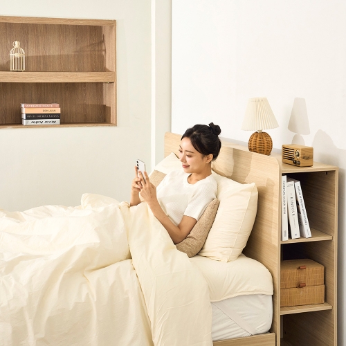 루미 선반형 수납침대 프레임