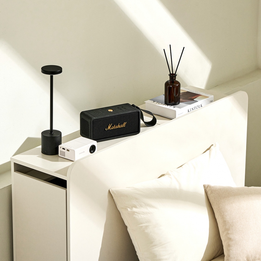 [설치배송전용] 루미 트롤리형 수납침대 세트 (+클라우드 럭스S 메모리폼 매트리스)