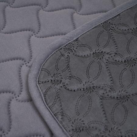 한일의료기 전자파없는 워셔블 극세사 탄소매트 전기요 플라밍 블루 더블 원난방