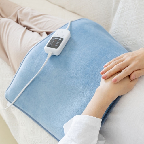 정원의료기 원적외선 맥반석 황토 세라믹 옥 전기 온열 찜질기 블루