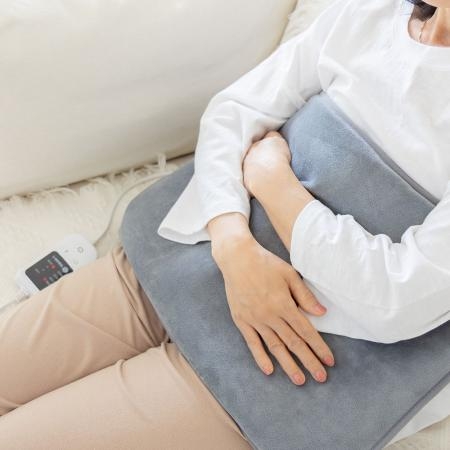 정원의료기 원적외선 맥반석 황토 세라믹 옥 전기 온열 찜질기 그레이