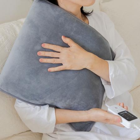 정원의료기 원적외선 맥반석 황토 세라믹 옥 전기 온열 찜질기 그레이