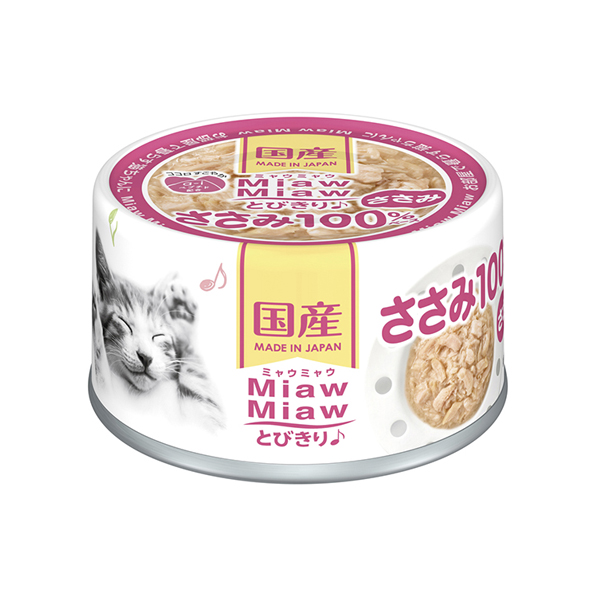 AIXIA 아이시아 먀우먀우 토비키리 닭가슴살캔 60g (닭가슴살만 / MT-5)