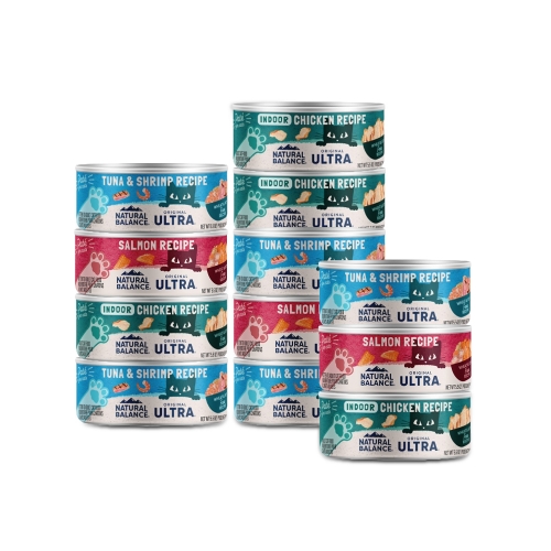 [유통26.9 / +비타 드링크 150g] 내추럴발란스 울트라 캣 주식캔 85g/156g (맛선택) - 12개