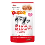 AIXIA 아이시아 먀우먀우 쥬시 주식 파우치 70g (참치 / MJP-23 빨강)