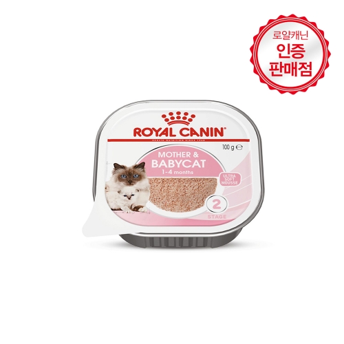 로얄캐닌 마더 앤 베이비캣 소프트 무스 캔 100g