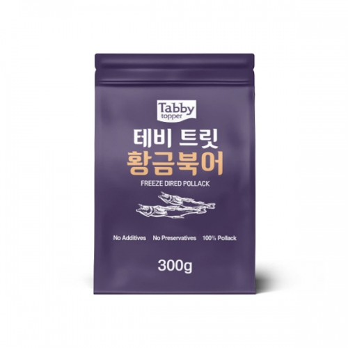 Tabby 테비 트릿 동결건조 황금북어 300g