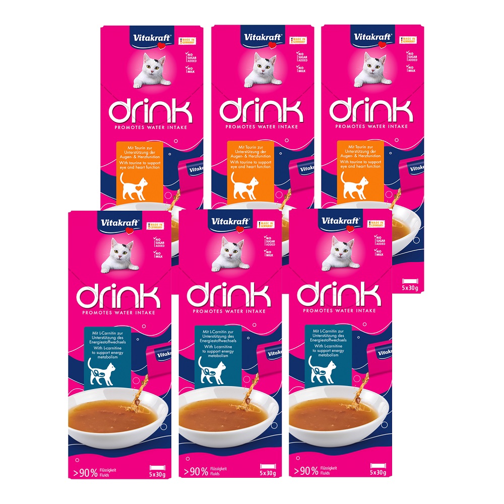 [+비타 젤리러버 90g x 2개] 비타크래프트 캣 수분충전 드링크 30g - 30개 (맛선택)