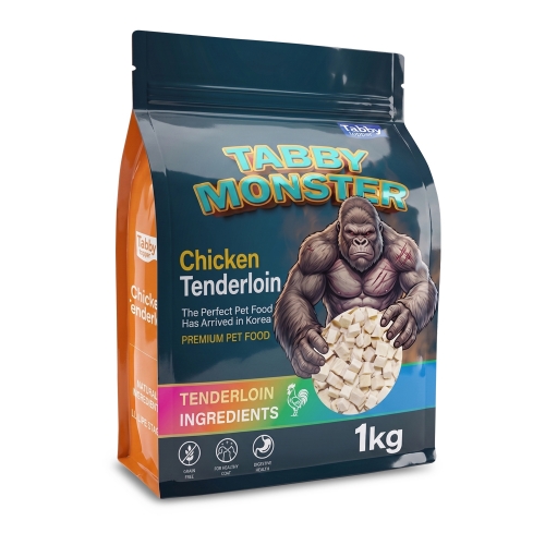 Tabby 테비토퍼 테비몬스터 동결건조 트릿 1kg (닭안심살)