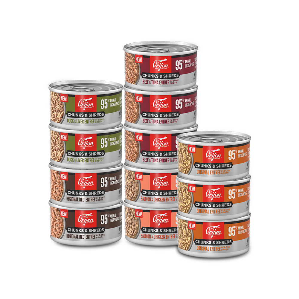 오리젠 고양이습식캔 청키 슈레드 85g - 12개 (맛선택)