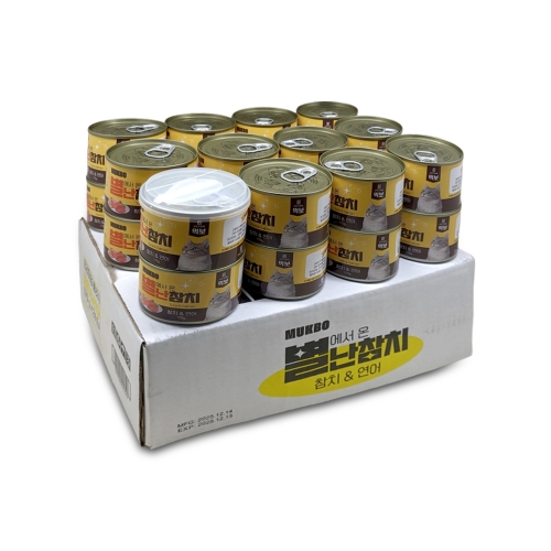 먹보 별난참치 고양이캔 170g - 24개 (맛선택)