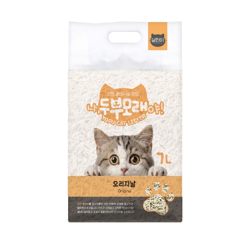 [파손] 살찐이 나 두부모래야 가는입자 7L (오리지날)