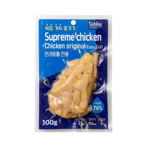 Tabby 테비토퍼 슈프림 치킨 100g (오리지날 이지컷)