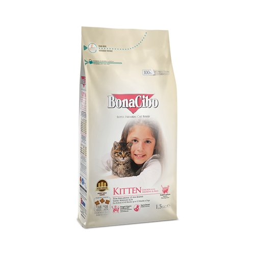 [공급업체직배송] 보나시보 키튼 치킨 엔초비&라이스 1.5kg