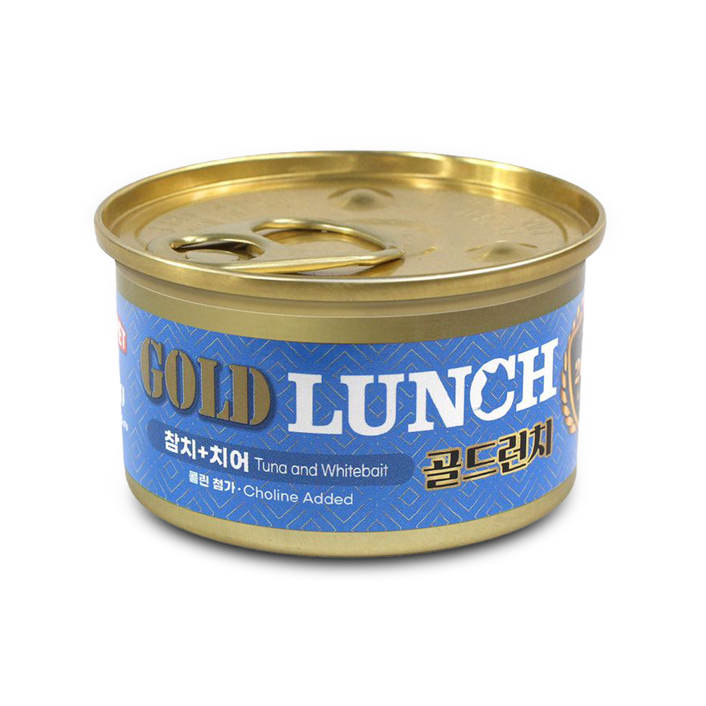 프리미엄 골드 런치캔 80g (참치와 치어)