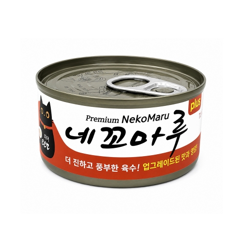 프리미엄 네꼬마루캔 플러스 85g (참치와 연어)