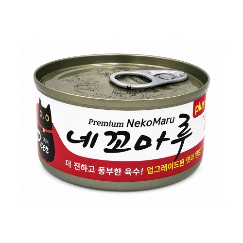 프리미엄 네꼬마루캔 플러스 85g (참치와 닭고기)