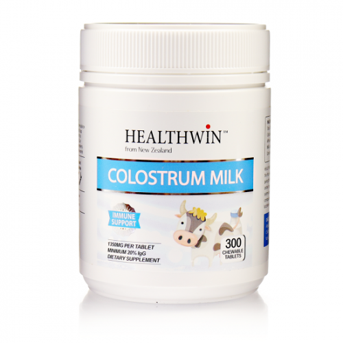 뉴질랜드 헬스윈 초유 단백질 colostrum 밀크 300츄어블