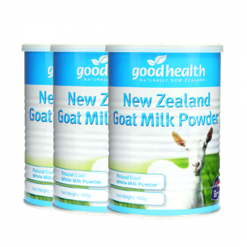 뉴질랜드 굿헬스 산양유 밀크 단백질 파우더 400g 3개 세트