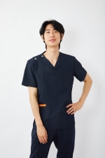 남성 V넥 다크네이비 라인상의 2651